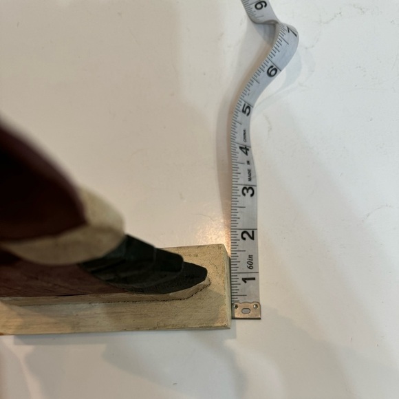 VTG Carved Wooden Christmas Santa and Toy Soldier 12” - Picture 4 of 9